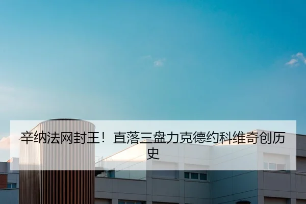 辛纳法网封王！直落三盘力克德约科维奇创历史